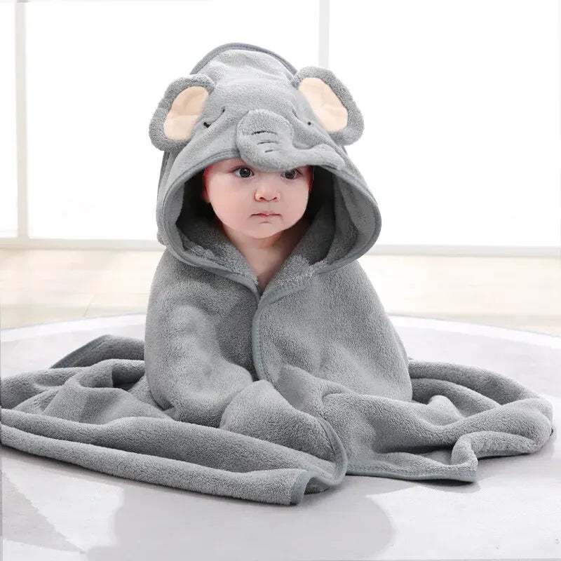 Children's bathrobe, baby bath towel