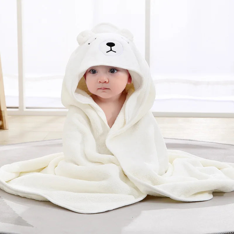 Children's bathrobe, baby bath towel